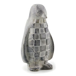 Brand New Mackenzie-Childs Penguin Check Door Stopper